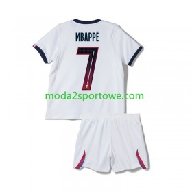 Koszulka Paris Saint-Germain Kylian Mbappé 7 Dziecięcy Wyjazdowe Stroje Piłkarskie 2026/27 Krótki Rękaw